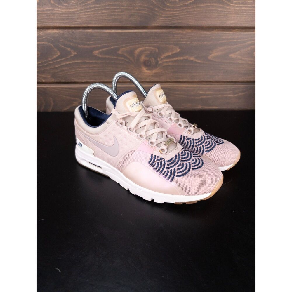 Nike Air Max Zero LOTC Tokyo Sneakers Pink Embroidered Wave Women's 7.5